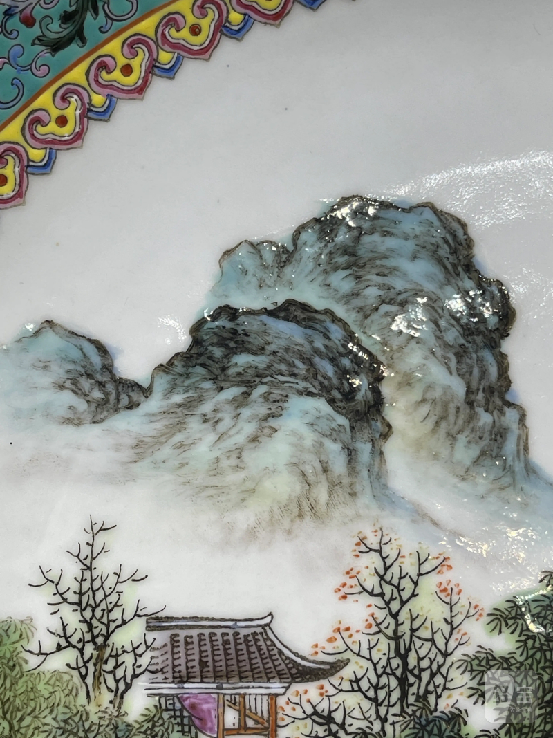 民国 粉彩瓷器一组四件 - 图15